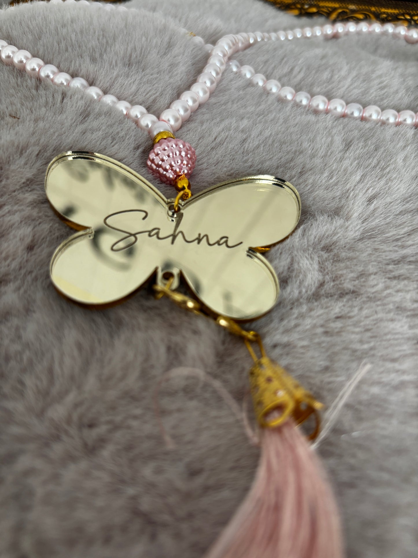 Tasbih personnalisé papillon