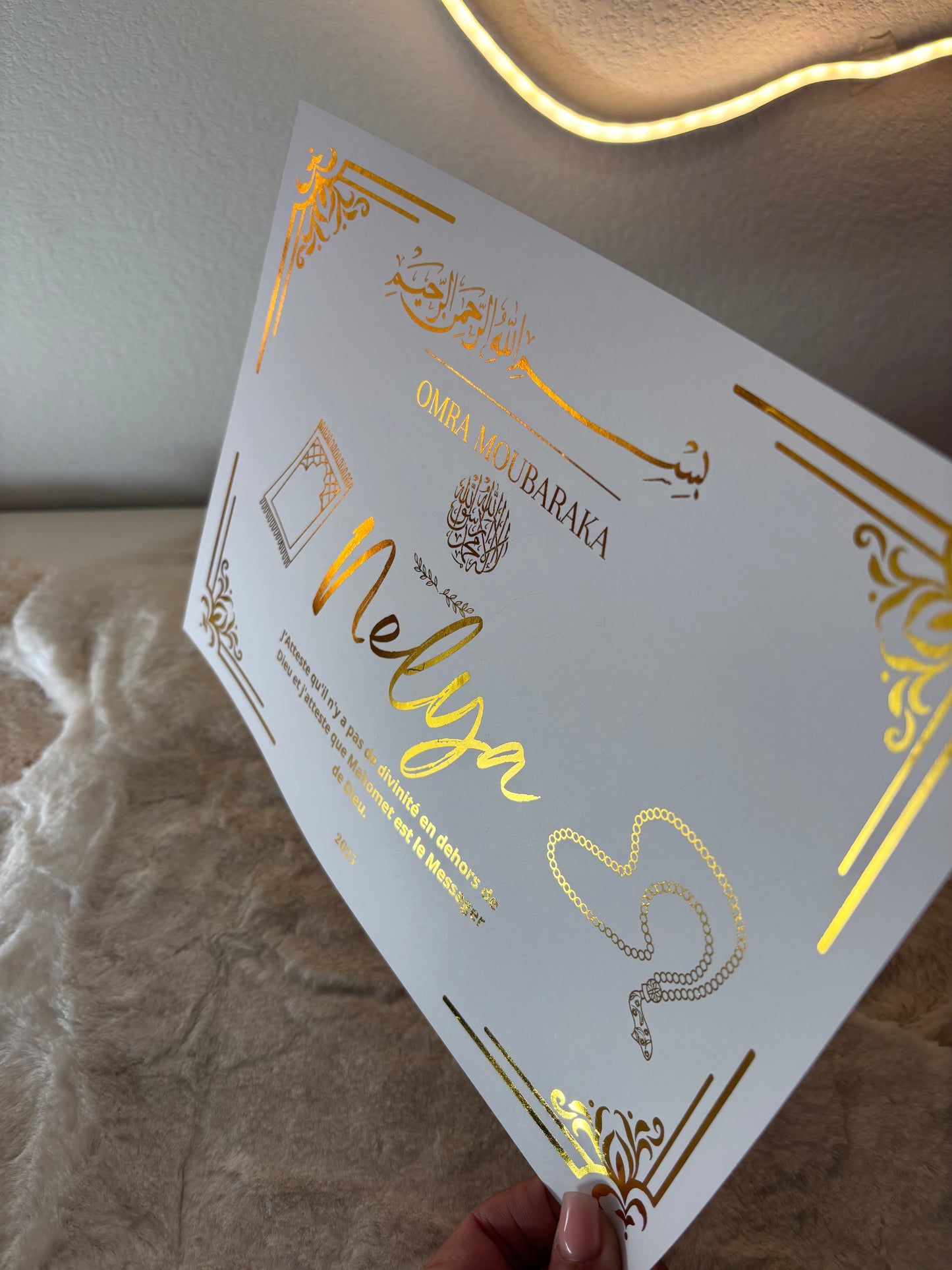 Certificat retour Omra /Hajj