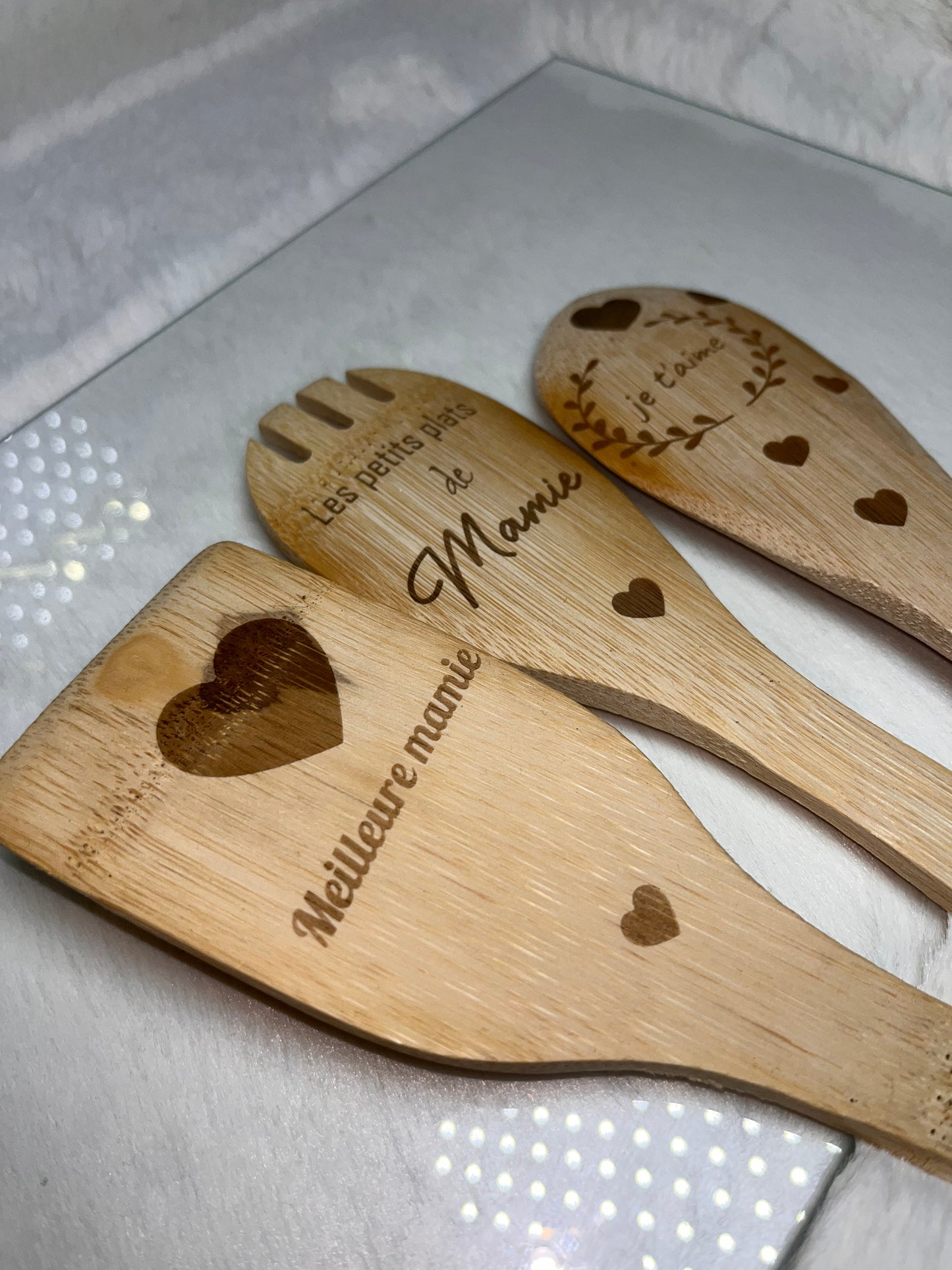 Set en bois « Mamie »