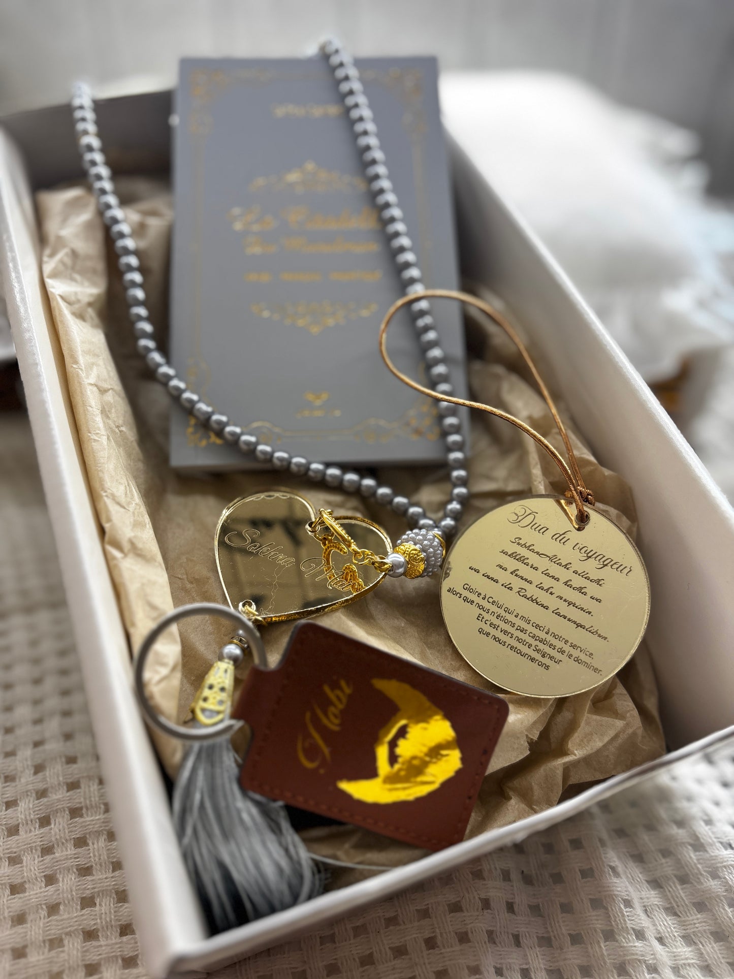 Coffret Aïd Homme – Citadelle du musulman, Tasbih personnalisé et cadeaux islamiques