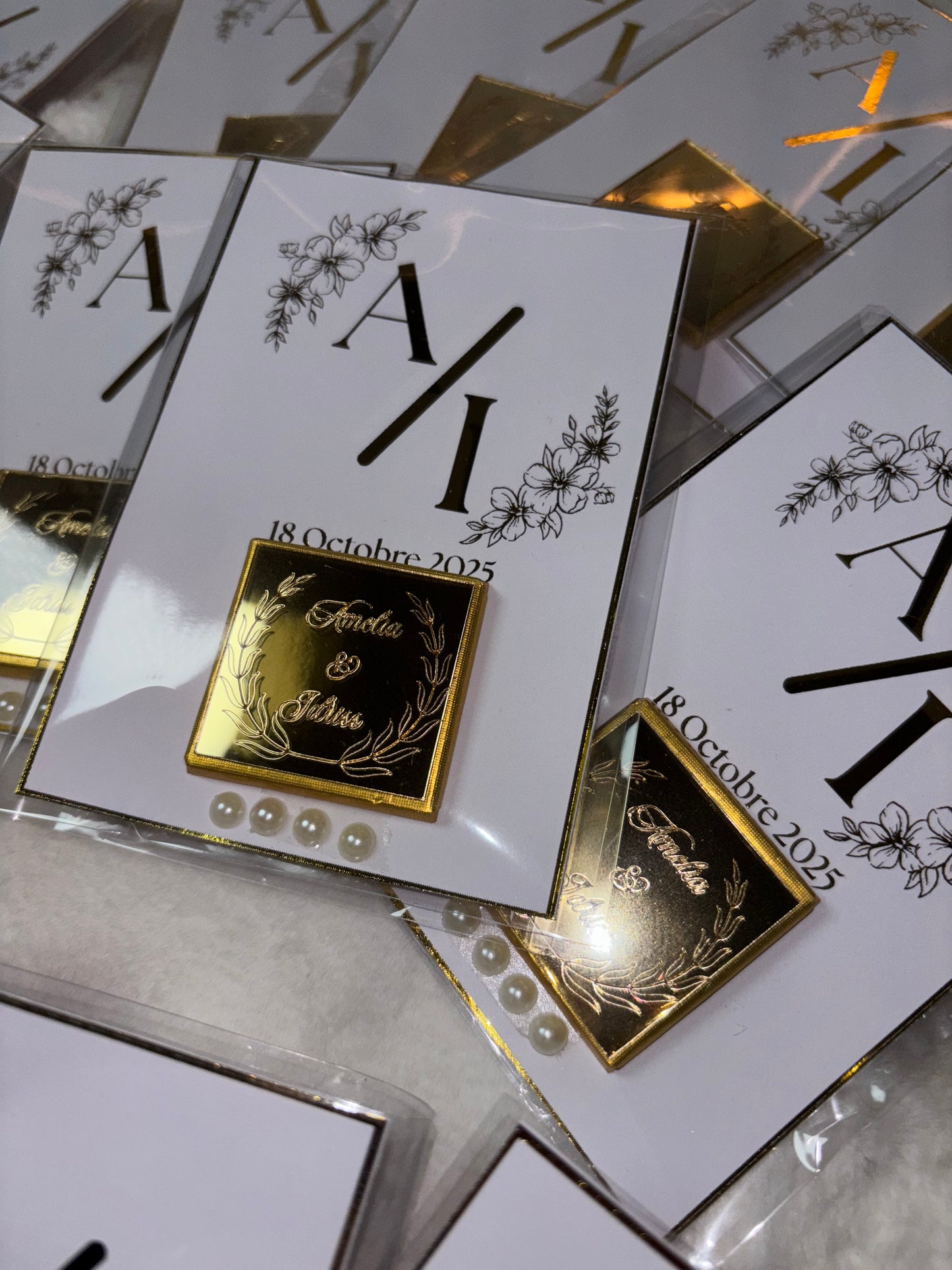 Lot de 10 Cartes cadeaux invités