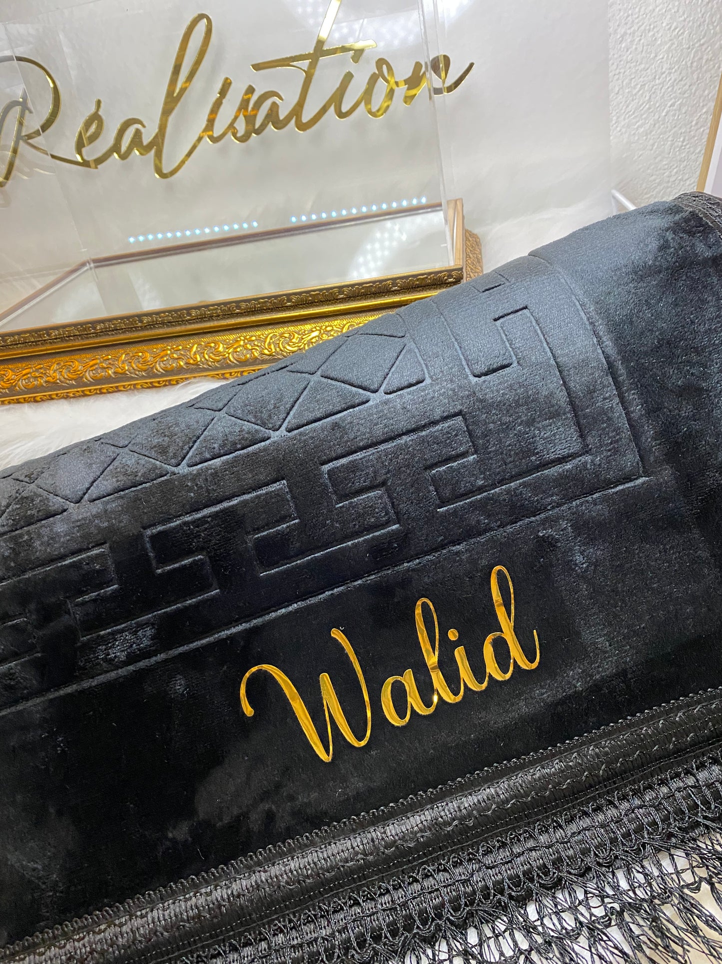 Tapis de prière noir