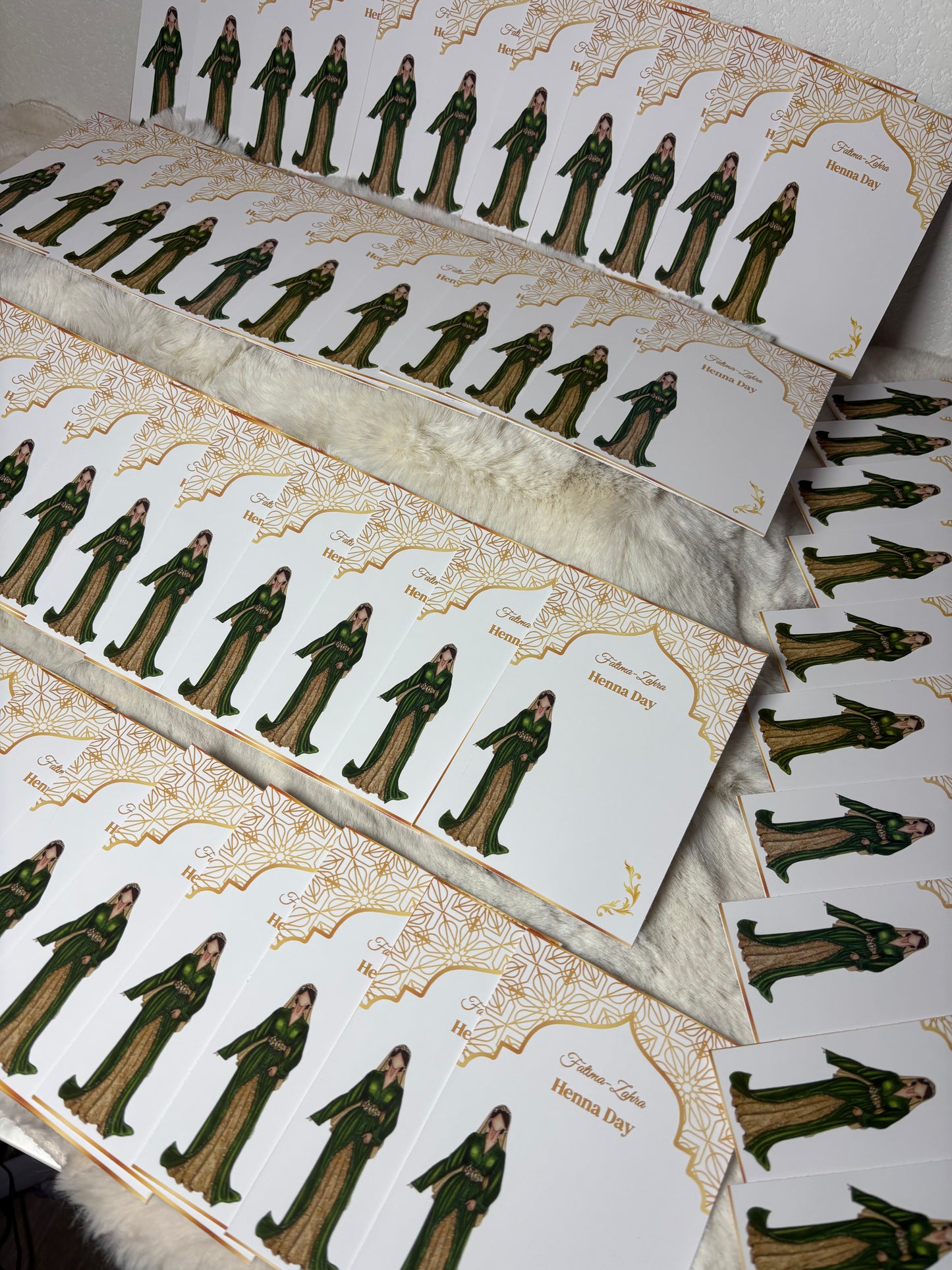Carte Henna day arabesque