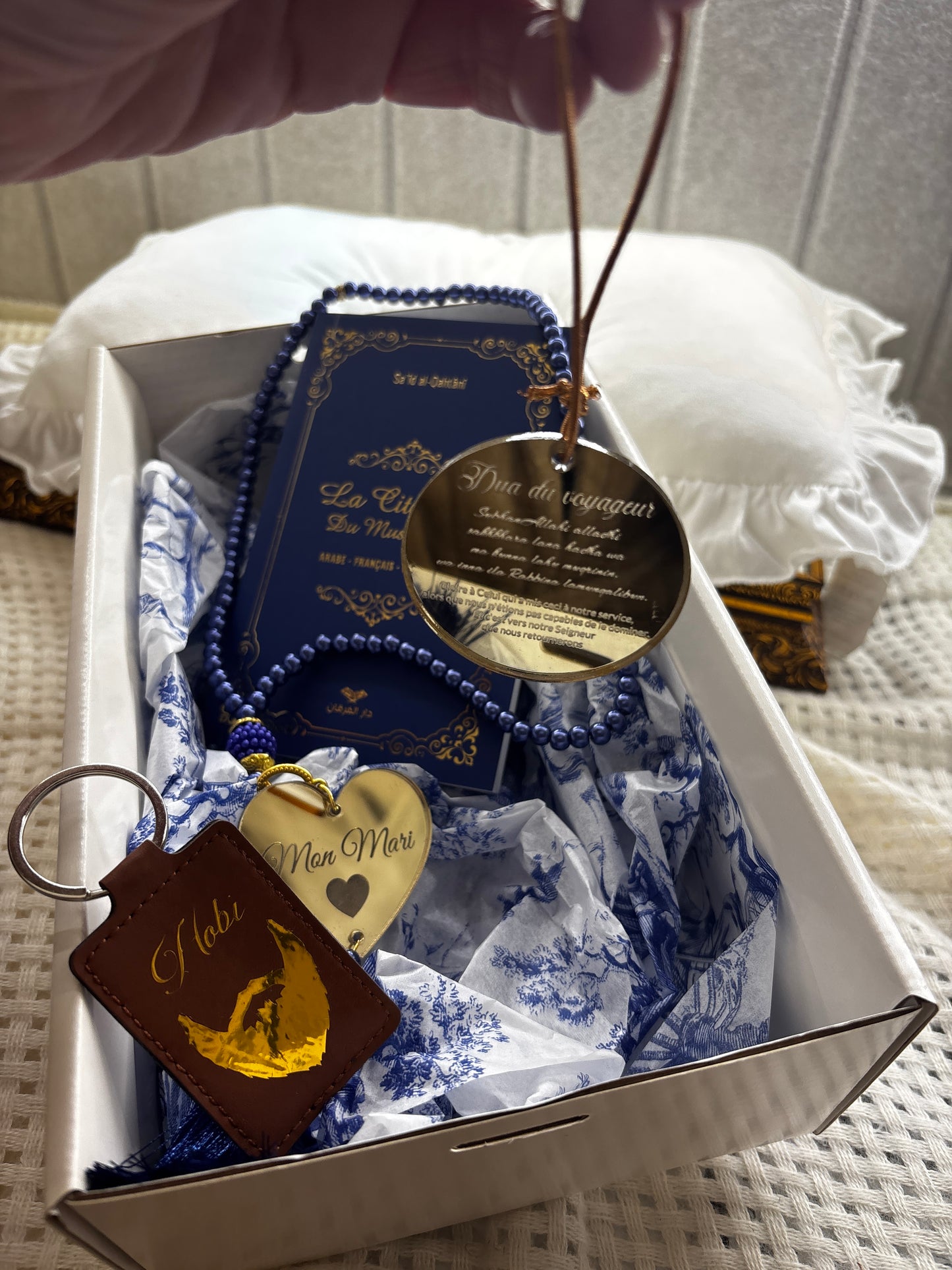 Coffret Aïd Homme – Citadelle du musulman, Tasbih personnalisé et cadeaux islamiques