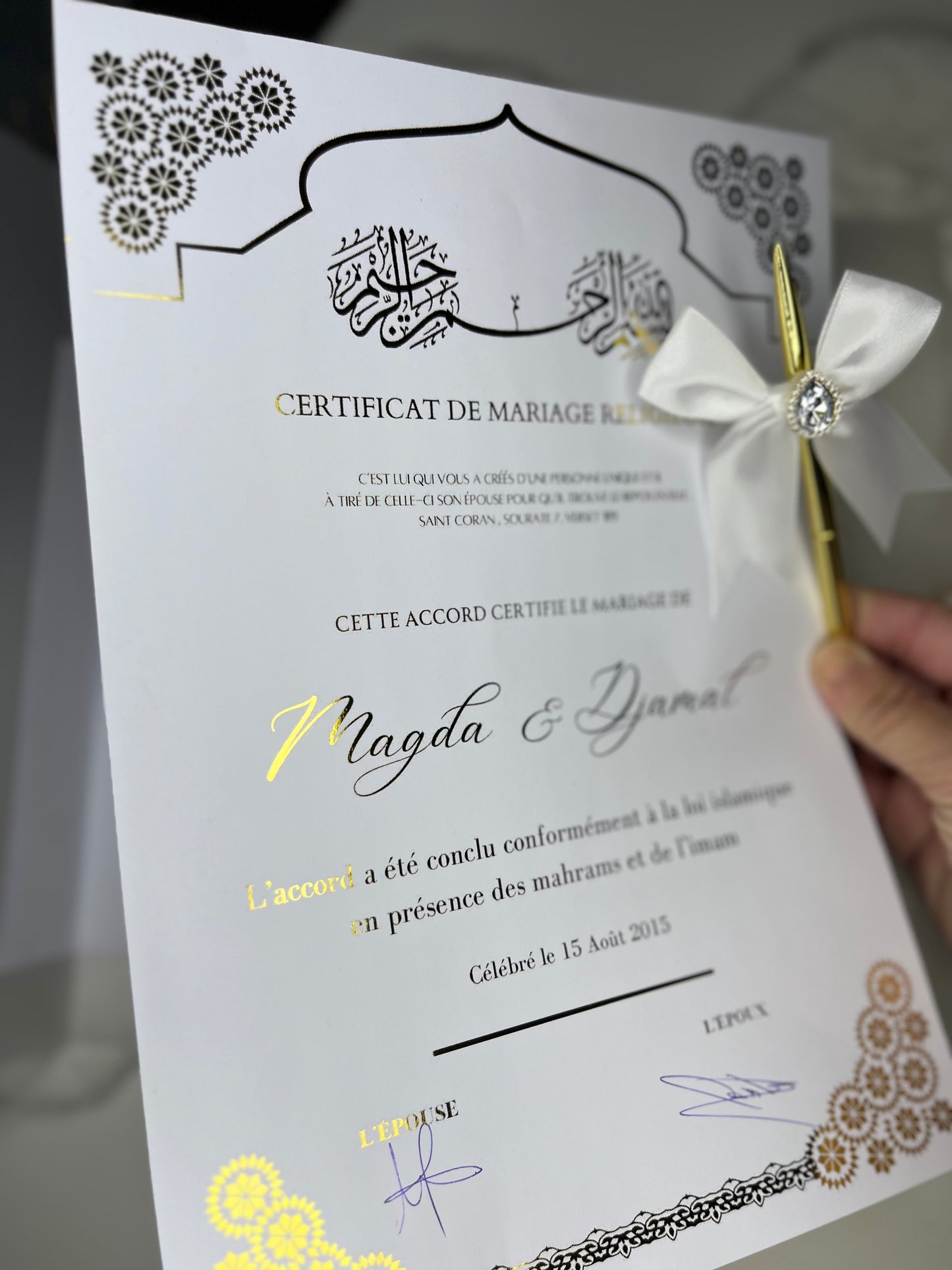 PACK CERTIFICAT NIKAH