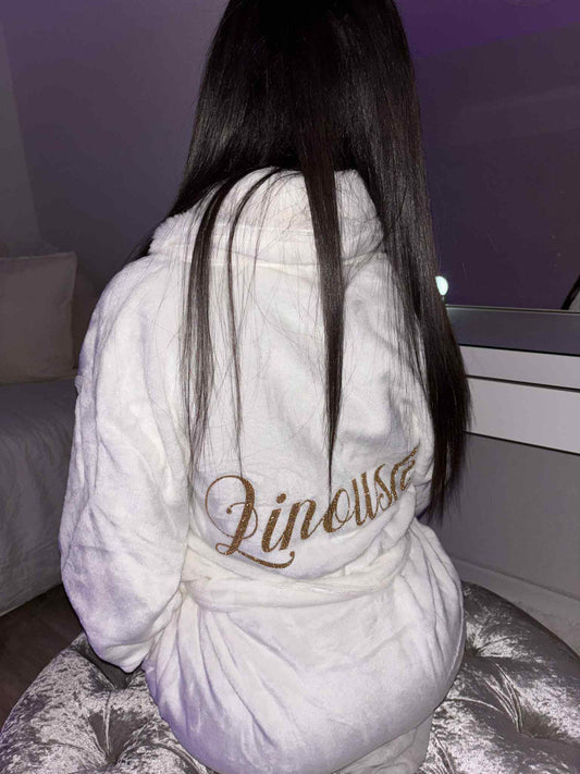 PEIGNOIR PILOU BLANC