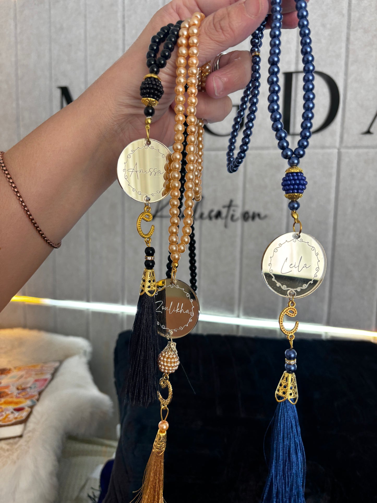 Tasbih personnalisé rond