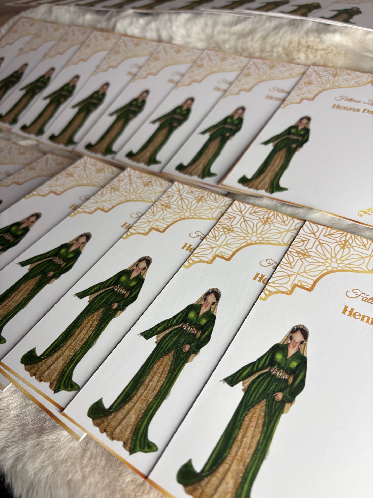 Carte Henna day arabesque