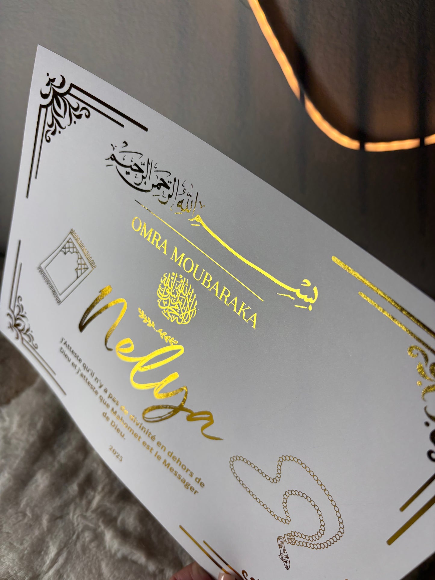 Certificat retour Omra /Hajj