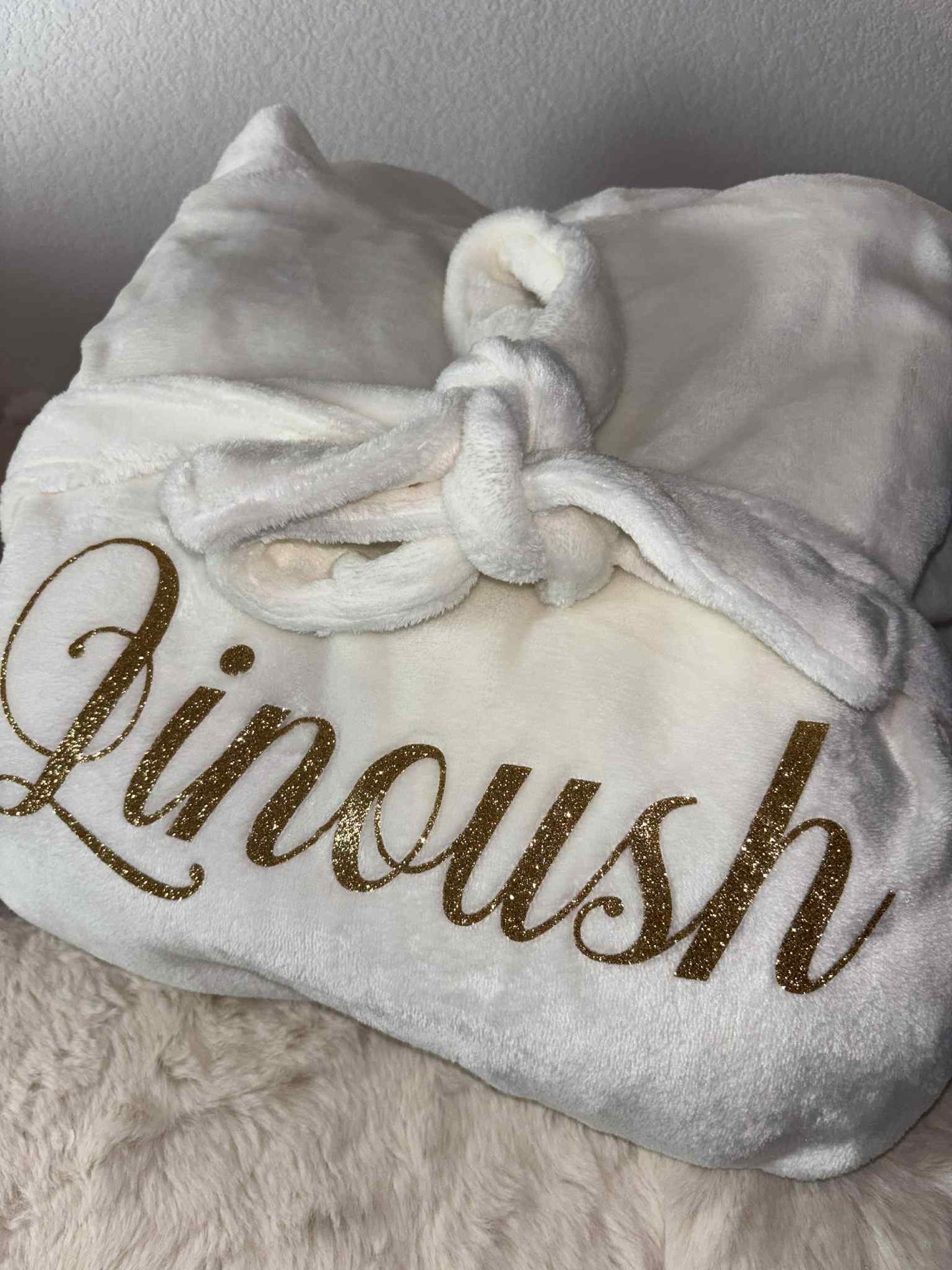 PEIGNOIR PILOU BLANC