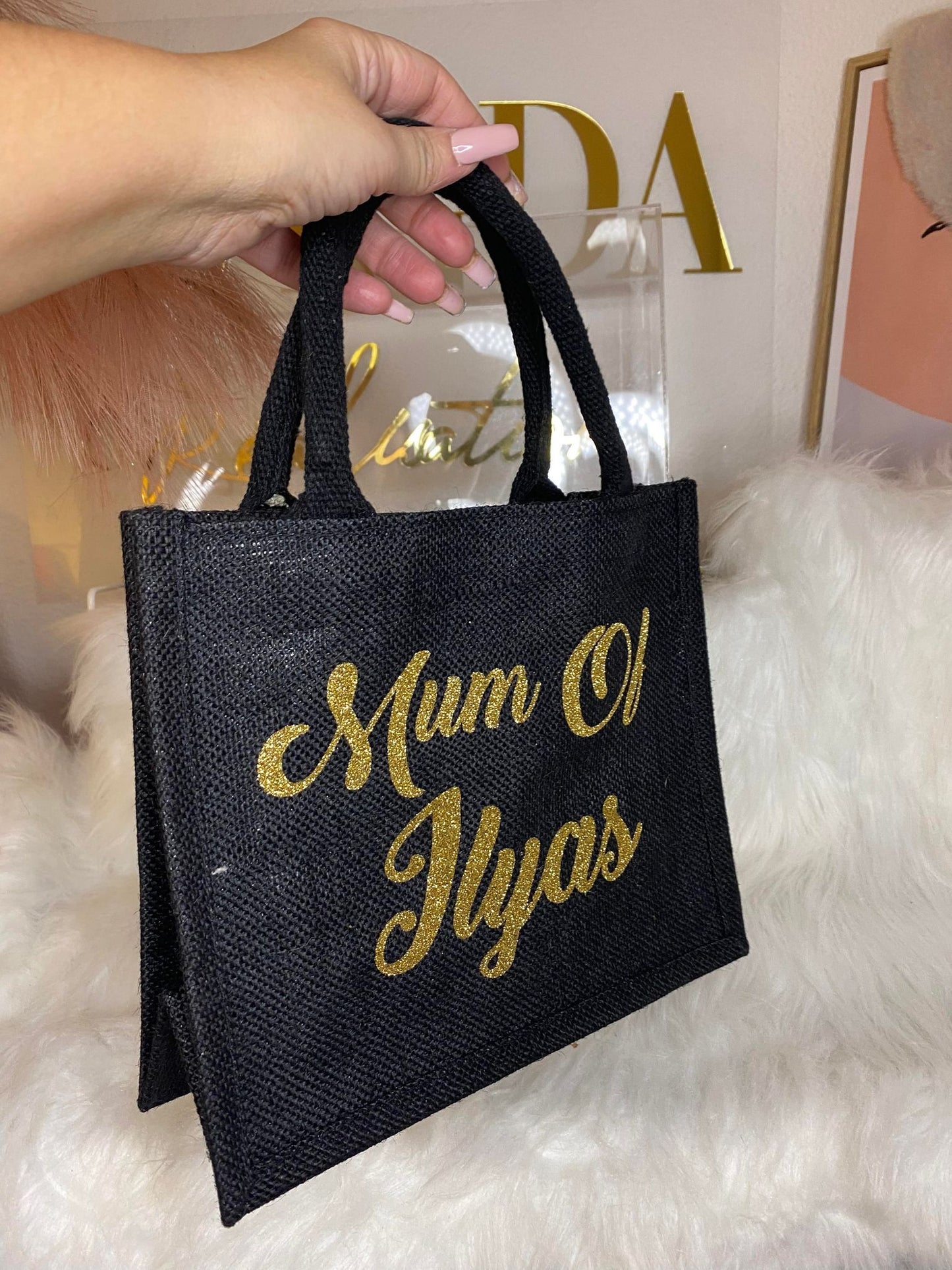 Sac Noir " Mum of ..."